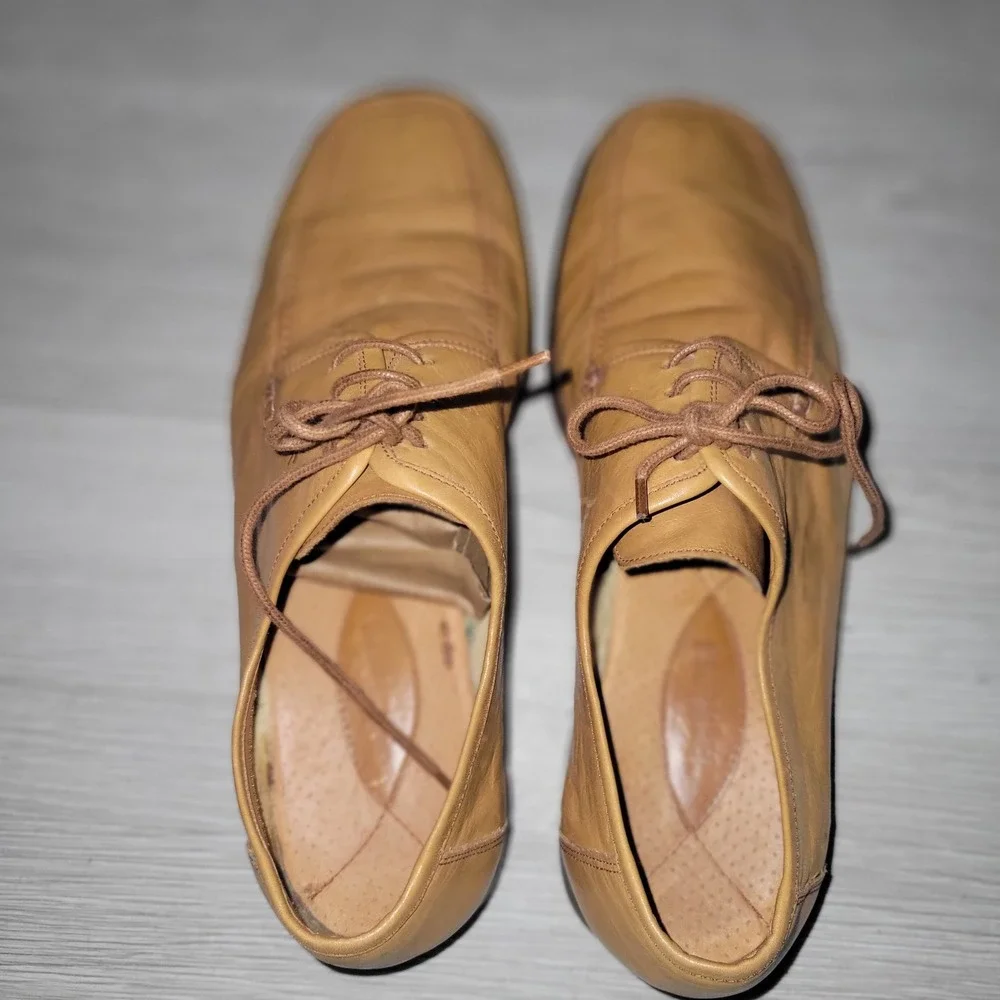 Comfort‎ Trotters Mens Leather Horse Embossed Oxford Dress Shoes 11.5/12 office